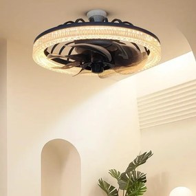 Ventilator de Plafon cu LED Compact și Elegant