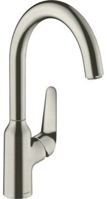 Baterie bucatarie monocomanda crom periat Hansgrohe Focus M42 220 cu 1 jet