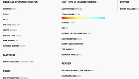 Aplica LED cu reader directionabil DANTE negru 3W 2700K