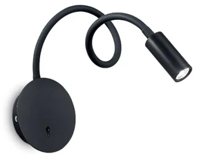 Aplica LED minimalista cu brat orientabil FOCUS-2 AP NERO