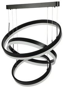 Lustră LED dimabilă pe cablu LED/86W/230V 3000K negru