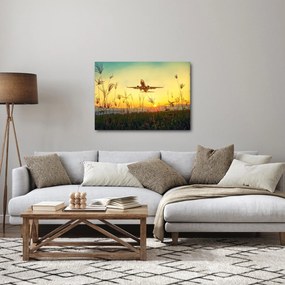 Tablou cu avionul ridicându-se spre zbor (70x50 cm)