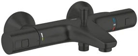Grohe Precision baterie cadă-duș perete cu termostat negru 345982430