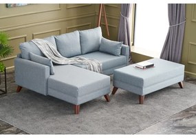 Colțar albastru deschis (colț stânga) Bella – Balcab Home