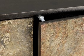 Comoda TV suspendata cu fronturi unice din furnir de piatra MONTAIN SOUL 160cm