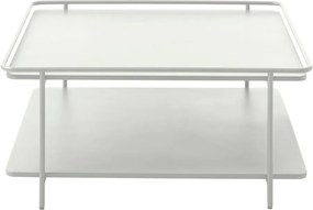 Măsuță de cafea gri deschis din metal 75x75 cm Yuba – Unique Furniture