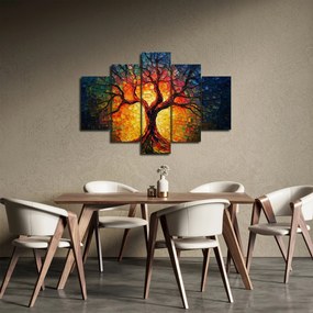 Tablou - Arborele vieții în mozaic (150x105 cm)