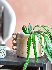 Ghiveci decorativ din gresie pictată manual ø 15 cm Souri – Bloomingville