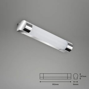 Aplică LED pentru oglindă de baie Briloner 2051-018 LED/8W/230V IP44