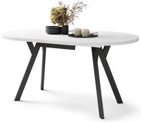 Masă de dining ARTUR alb/negru