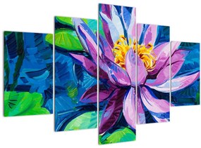 Tablou - Nufăr pe apă (150x105 cm)