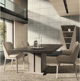 Masă lemn masiv extensibilă Fidia, 200 × 101,5 × 76 cm