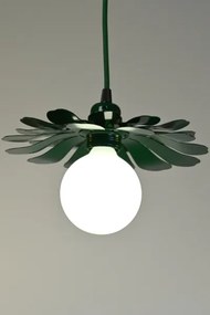 Bohemia-Design - Lampă suspendată cu cablu 1xE27/60W/230V verde