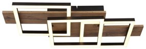 Plafoniera LED design slim JEFFRY aspect lemn 67350-24 GL