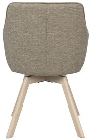 Set de scaune de sufragerie bej 2 buc. tapițat Alison – Rowico