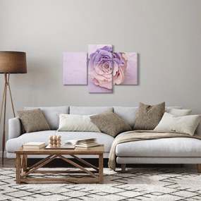 Tablou detaliu florii de trandafir (90x60 cm)