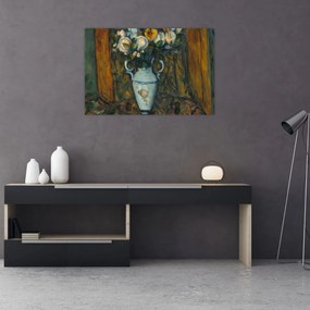 Tablou - Paul Cézanne, Vase of Flowers, reproducere (90x60 cm)