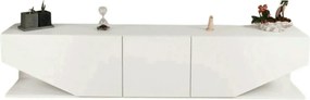 Comoda TV INCI, alb, PAL melaminat, 180x30x40 cm