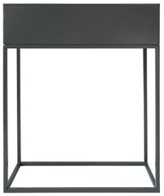Ghiveci metalic multifunctional gri inchis INDIZE TIP 3
