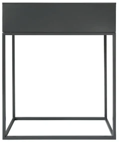 Ghiveci metalic multifunctional gri inchis INDIZE TIP 3