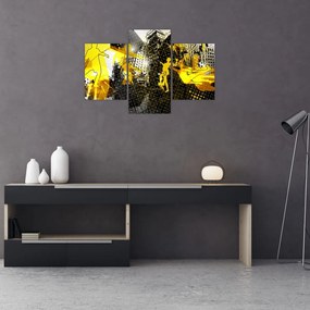 Tablou - Fotbal în marele oraș (90x60 cm)