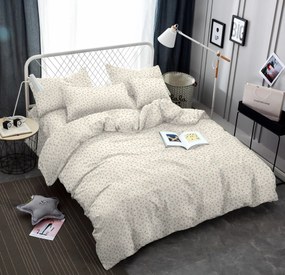 Lenjerie de pat din microfibra crem, MILICENT