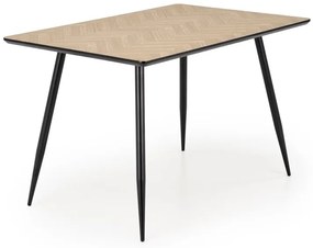 Masa Berto natur/negru L120 cm