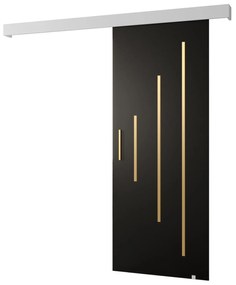 Uși culisante 70 cm Slavdro 3 (negru mat + alb mat). 1108777