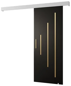 Uși culisante 70 cm Slavdro 3 (negru mat + alb mat). 1108777