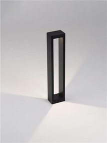 Stalp exterior LED 3000K IP65 DOLIX negru, H-60cm