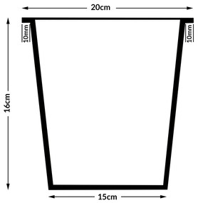 Deuba Ghiveci cu flori - 95 x 27 x 60 cm - crem
