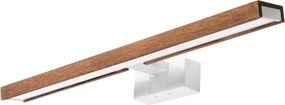 Brilagi - LED Iluminare oglindă pentru baie 3 în 1 WOODY MIRROR LED/12W/230V IP44 alb/stejar/cireș