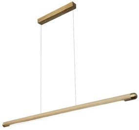 Lustră LED pe cablu LED/22W/230V 4000K 120 cm frasin/lemn masiv