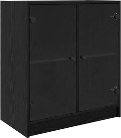 vidaXL Dulap lateral Stejar Negru 68 x 37 x 75,5 cm Lemn compozit