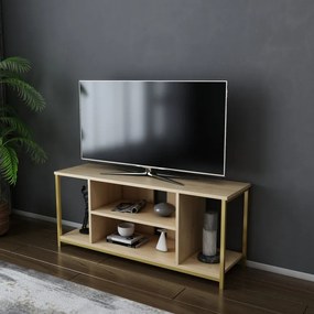 Comoda TV Rinaldo - Oak, Gold