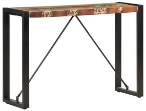vidaXL Masă consolă, 110 x 35 x 76 cm, lemn masiv reciclat