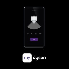 Purificator si racitor de aer Dyson PC2 De-NOx TP12 Wh/Gd, 40W, 40 m², 10 viteze, Oscilatie, HEPA, MyDyson™, Wi-Fi, LCD, Control vocal, Mod automat, Alb/Auriu