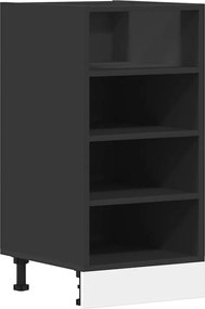 vidaXL Dulap inferior "Riga", negru, 40x44,5x81,5 cm, PAL