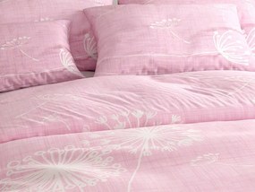 Lenjerie de pat din bumbac DANDELIS roz Dimensiune lenjerie de pat: 70 x 80 cm | 140 x 200 cm
