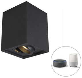 Spot inteligent negru reglabil cu WiFi GU10 - Quadro Up
