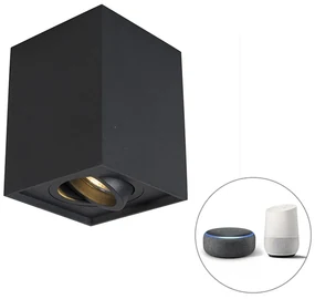Spot inteligent negru reglabil cu WiFi GU10 - Quadro Up