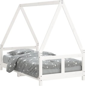 vidaXL Cadru de pat pentru copii, 80x160 cm, lemn masiv de pin