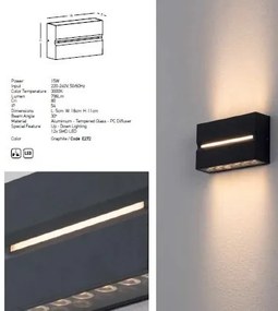 Aplica/Spot LED iluminat exterior ambiental IP54 Arto