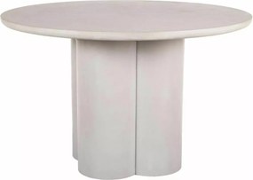 Masa rotunda Rosalia gri deschis ø120/h74 cm