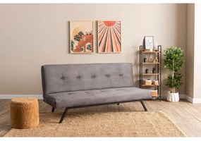 Canapea extensibilă BAKU, 2 locuri, gri