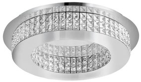 Plafoniera, Lustra LED aplicata design modern Zeffari, crom