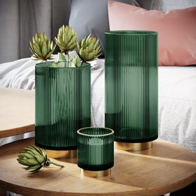 Sfesnic din sticla Culoare verde, POMPEY