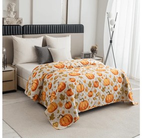 Cuvertura de pat AUTUMN PUMPKINS, colorat Dimensiune: 220 x 240 cm