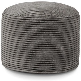 Fotoliu bean bag verde cu tapițerie din catifea reiată Mini – SLOWDOWN