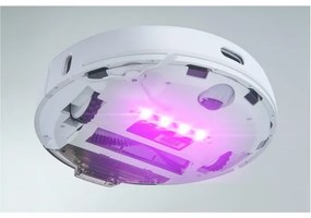 Sencor - Aspirator robot 2 în 1 cu mop, 50 W, baterie 5000 mAh, Wi-Fi, alb, telecomandă inclusă